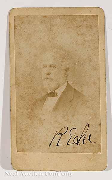 Appraisal: A Collection of Seven Robert E Lee Cartes de Visite