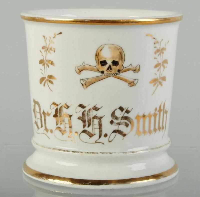 Appraisal: Doctor's Shaving Mug Description Gilt name Dr G G Smith