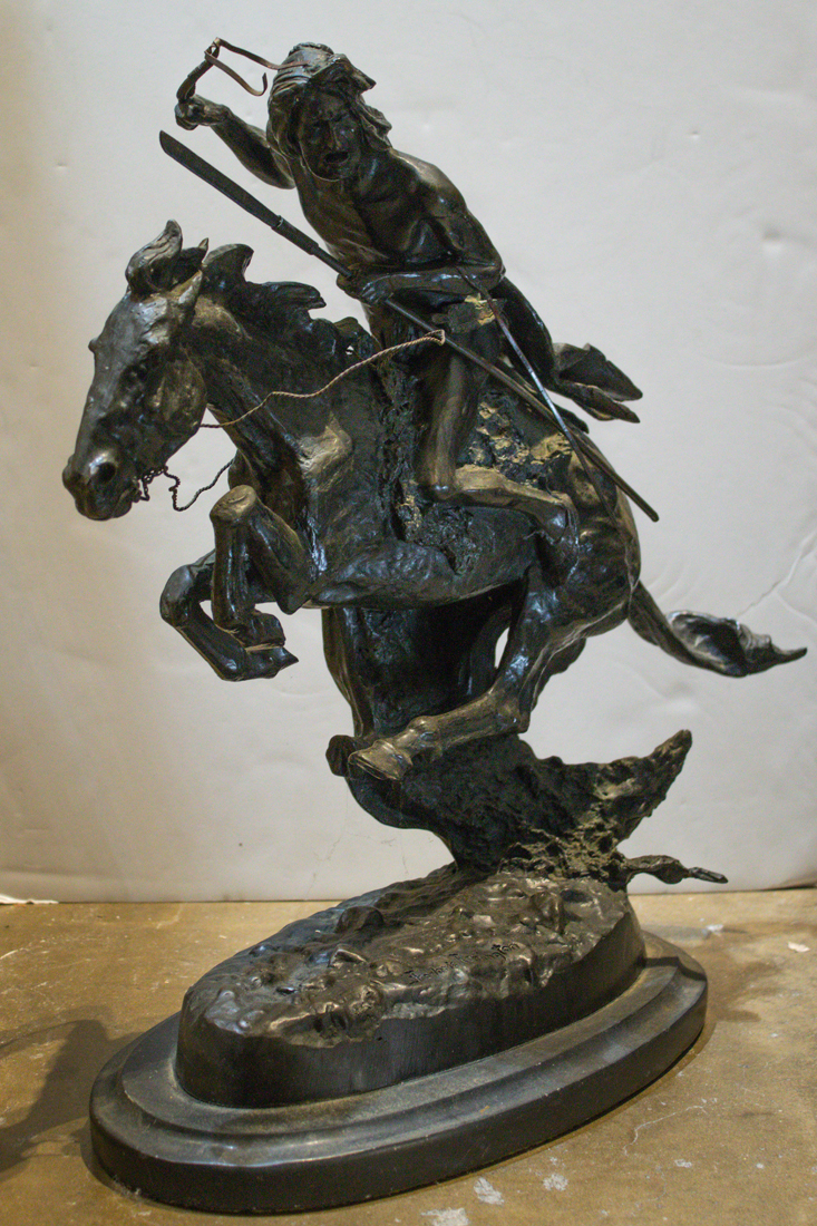 Appraisal: SCULPTURE AFTER FREDERIC REMINGTON After Frederic Remington American - Cheyenne