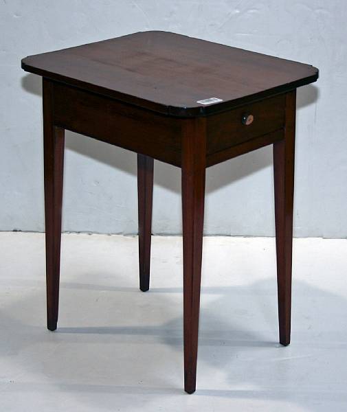 Appraisal: A Federal cherry work table late th early th century