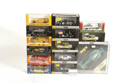 Appraisal: Onyx rd scale Racing Cars - to include Benetton Piquet