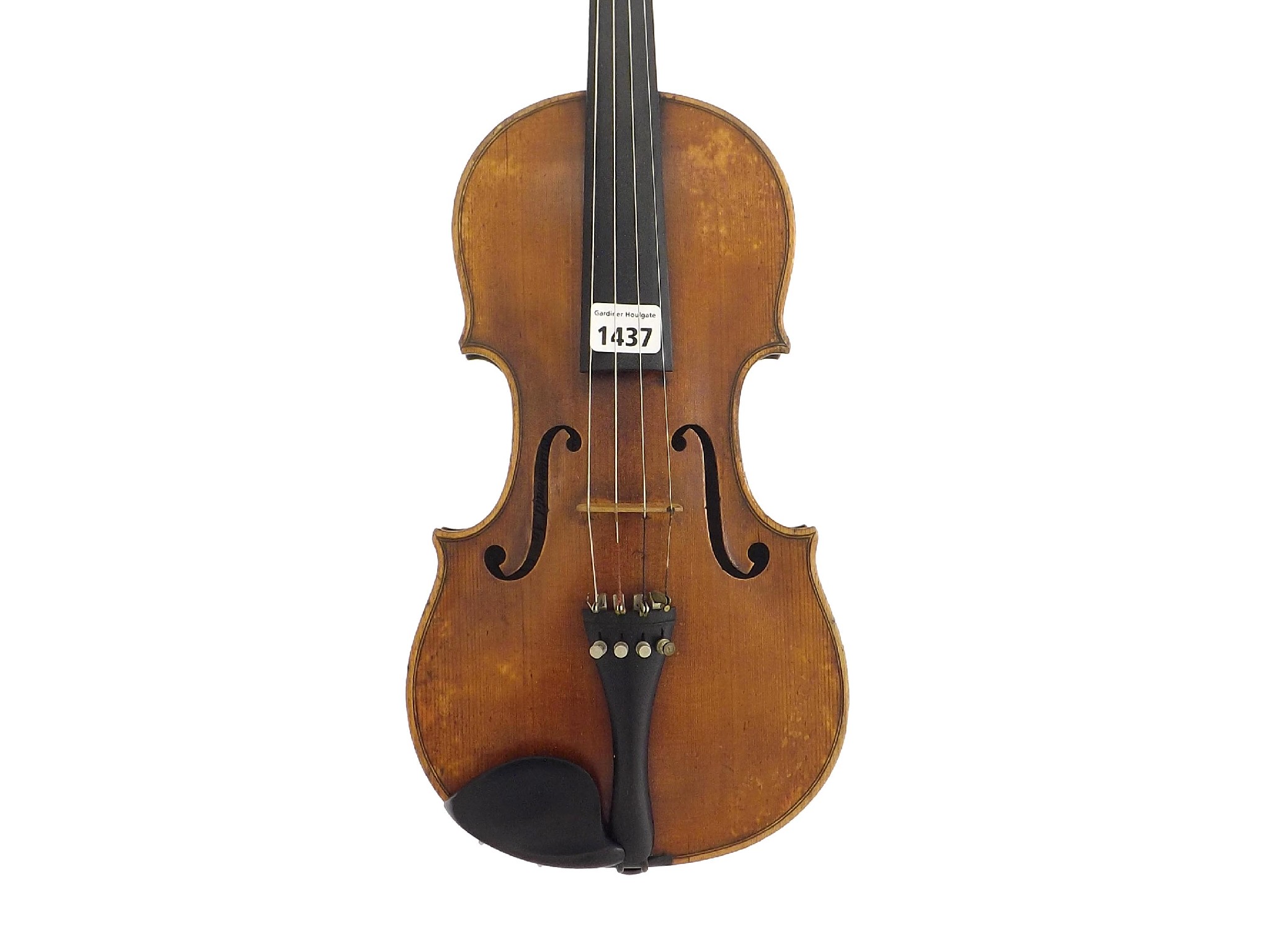 Appraisal: Late th century violin labelled Sebastian Kloz in Mittenwald An