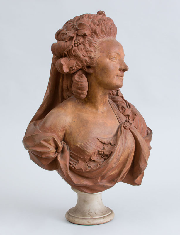 Appraisal: ATTRIBUTED TO ALBERT-ERNEST CARRIER-BELLEUSE - BUST OF AN TH CENTURY