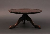 Appraisal: Mahogany Lazy Susan ca th Century Queen Anne lazy susan