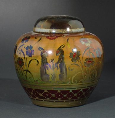 Appraisal: A Pilkington's Lancastrian ginger jar and cover by Richard Joyce