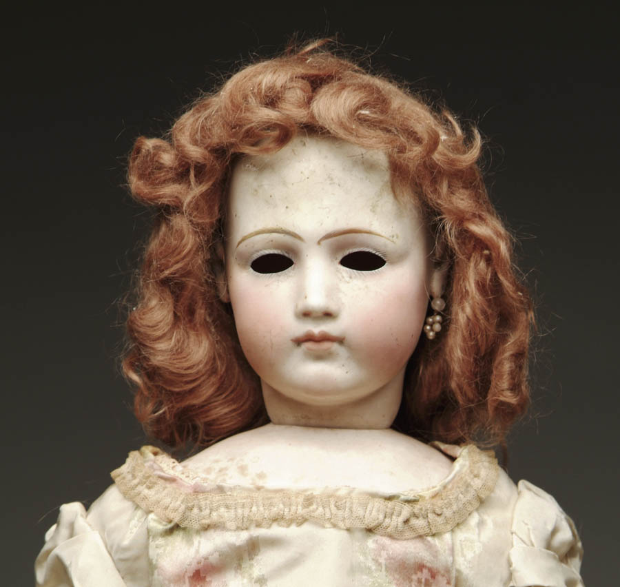 Appraisal: FRENCH FASHION DOLL ATTRIBUTED TO JUMEAU cm closed mouth bisque