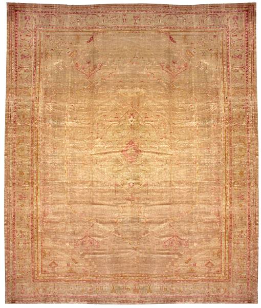 Appraisal: An Angorra Oushak carpet West Anatolia late th century size