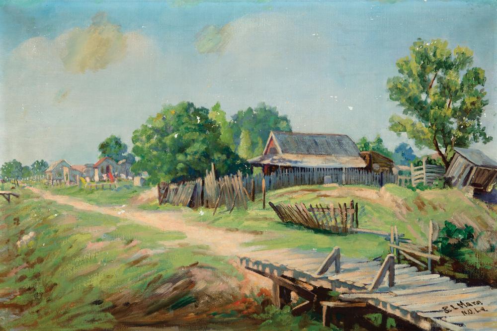 Appraisal: Peter Joseph Mars American New Orleans - Settlement along the