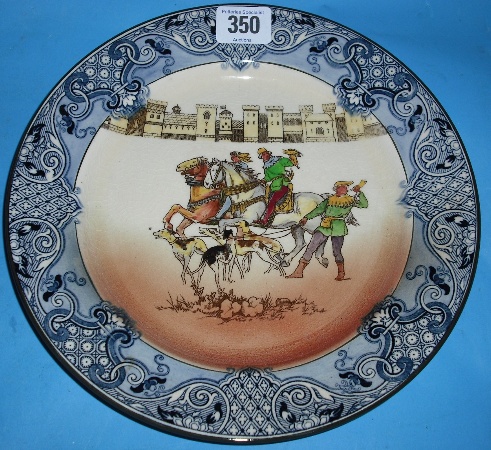 Appraisal: Royal Doulton Series ware plate Falcons D with rare Nile