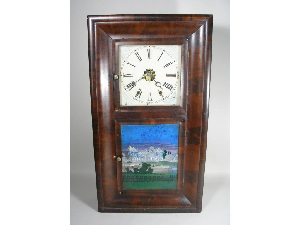 Appraisal: Jerome Co OG Style Shelf Clock ca s eight-day brass