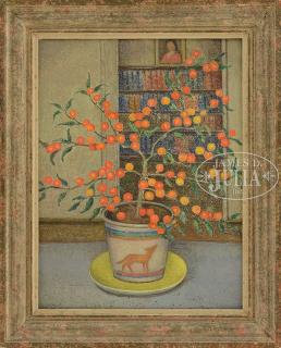 Appraisal: EMMA FORDYCE MACRAE American - THE OPEN DOOR Oil on