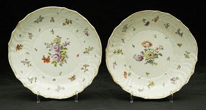 Appraisal: Pair of Austrian Royal Vienna Gilt and Polychrome Decorated Porcelain