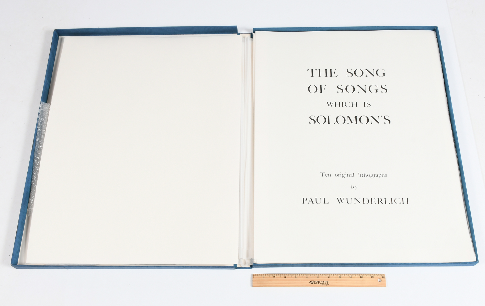 Appraisal: WUNDERLICH Paul German - ''The Song of Songs Which is