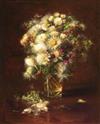 Appraisal: Catherine M Wood British - Still Life with Flowers A