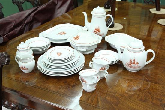 Appraisal: SET OF WEDGWOOD CHINA In Flying Cloud pattern and including