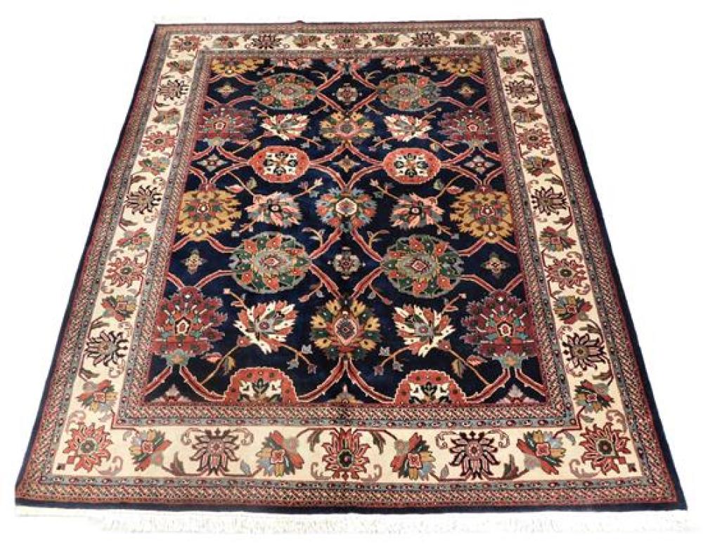 Appraisal: RUG Vintage Indo-Persian ' x ' wool on cotton classic