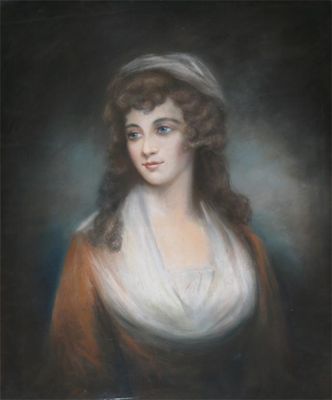 Appraisal: English School late th Century Portrait of a lady in