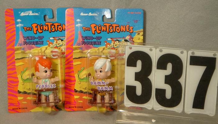 Appraisal: Lot of Flintstones Bam bam and Pebbles wind up figures