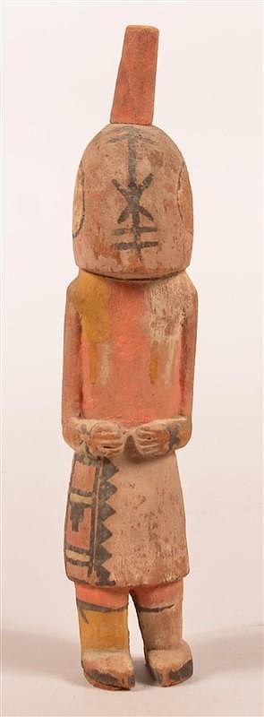 Appraisal: Vintage Hopi Indian Root Carving of a Kachina Vintage Hopi