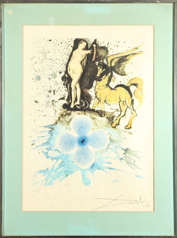 Appraisal: Salvador Dali Hommage a Cranach Lithograph Salvador Dali Spanish -