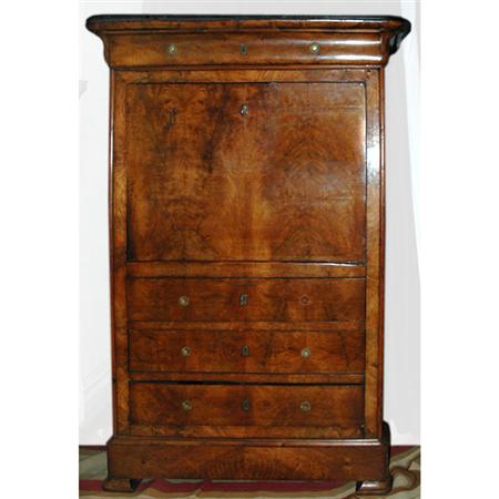 Appraisal: Restauration Mahogany Secretaire a Abattant Estimate -