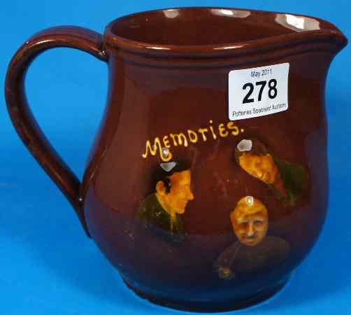 Appraisal: Royal Doulton Memories Jug crazed