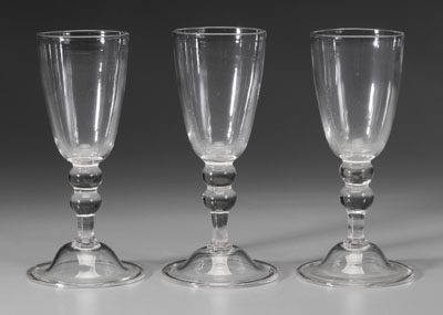 Appraisal: Set of th Century Style Ale Glasses American or British