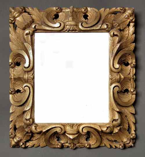 Appraisal: A th Century Italian gilt framed rectangular wall mirror with