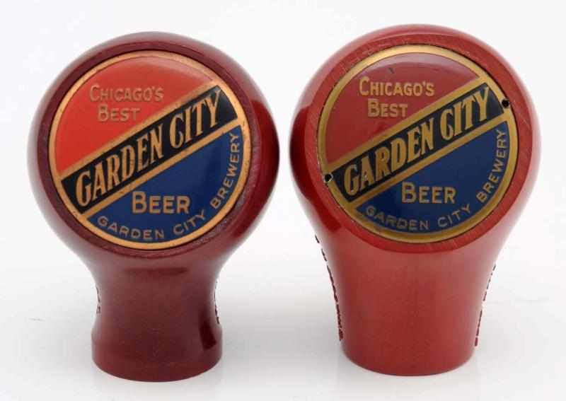 Appraisal: Lot of Garden City Beer Tap Knobs Garden City Brewery