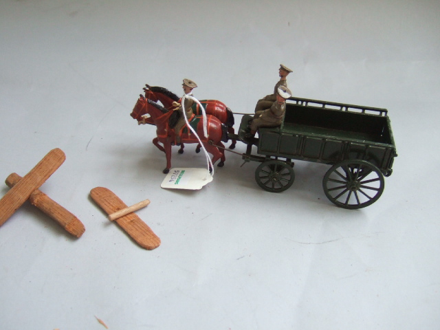 Appraisal: A Britains set Royal Army service corps supply wagon service