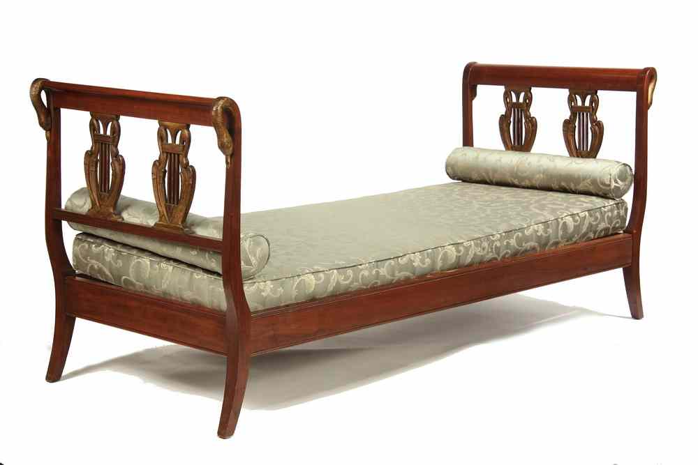 Appraisal: DAYBED - s Custom Classical Form Daybed in mahogany with