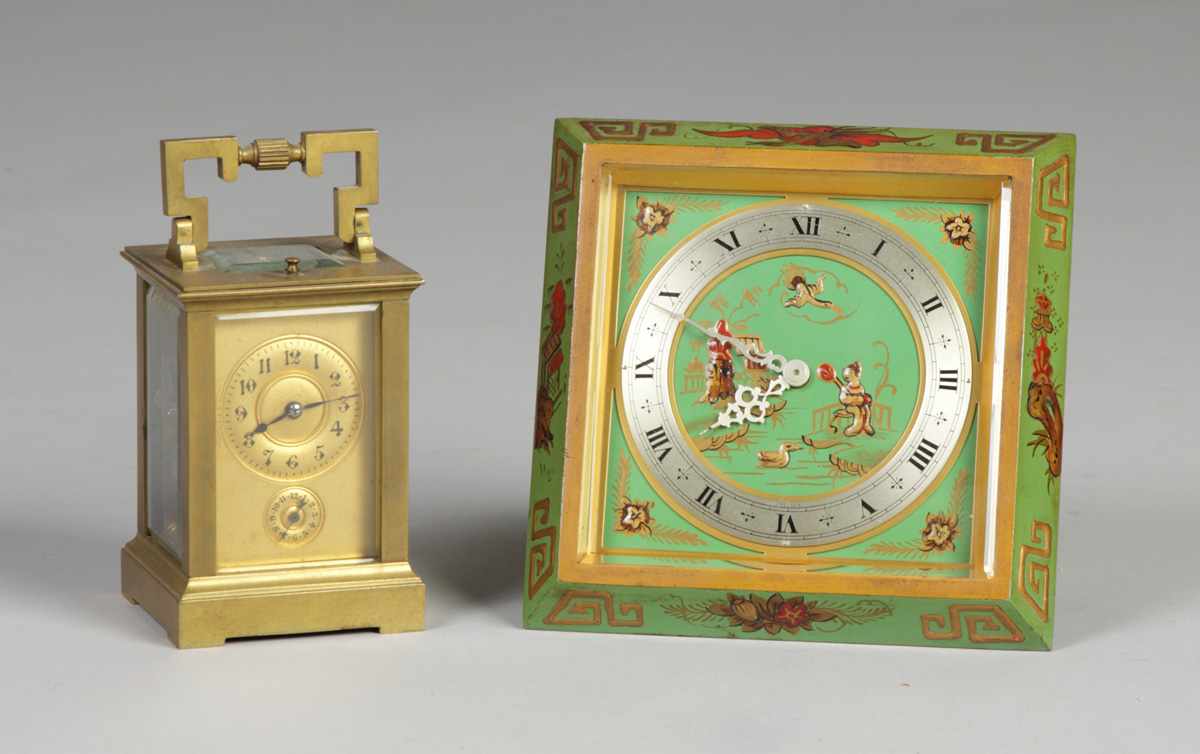 Appraisal: Carriage Clock Chelsea Shelf Clock Lot French Carriage Clock w