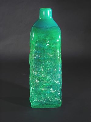 Appraisal: A Mdina large textured bottle vase designed by Michael Harris