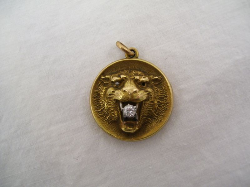 Appraisal: kt Yellow Gold Locket with Diamonds kt yellow gold locket