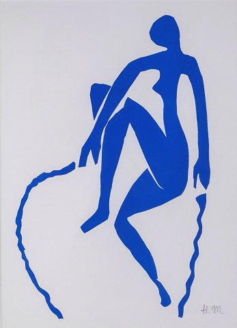 Appraisal: Henri Matisse British - Nu Bleu Sauteuse de Corde initialled