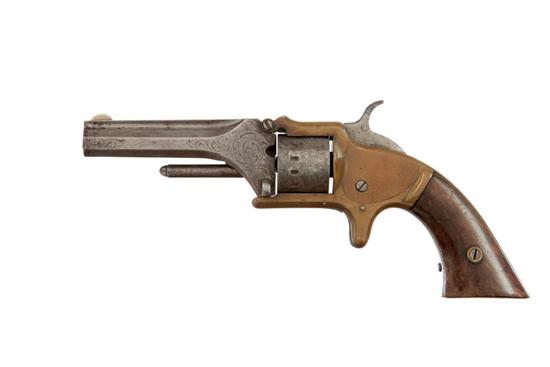 Appraisal: MANHATTAN SECOND MODEL POCKET REVOLVER Manufactured by the London Armoury