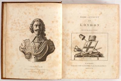 Appraisal: Pennant Thomas Some Account of London Second Edition to cont