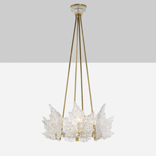 Appraisal: Lalique CHAMPS- LYS ES CEILING FIXTURE France after frosted and