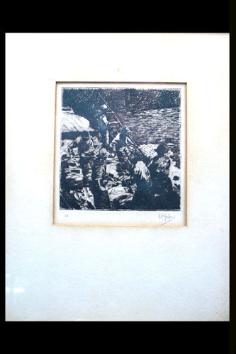 Appraisal: EUSTACE PAUL ZIEGLER Seattle Washington - Etching and aquatint no