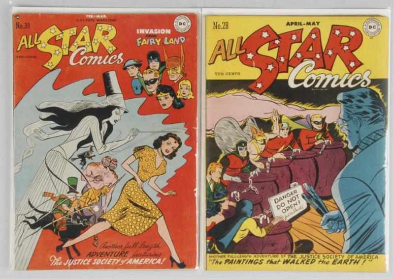 Appraisal: Lot of s All Star Comics Description This lot includes