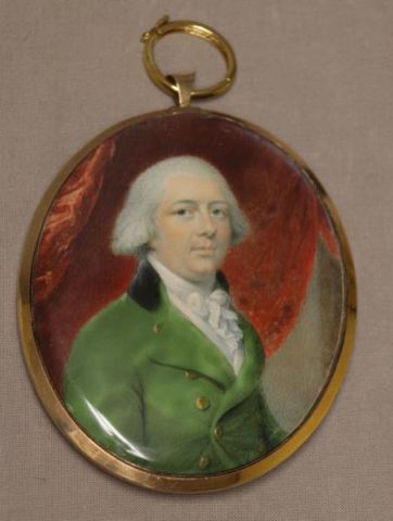 Appraisal: Attributed to Philip Jean Portrait Miniature of aGentleman in a