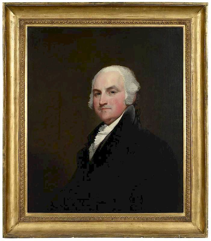 Appraisal: Gilbert Stuart American - Portrait of Samuel Parkman c unsigned