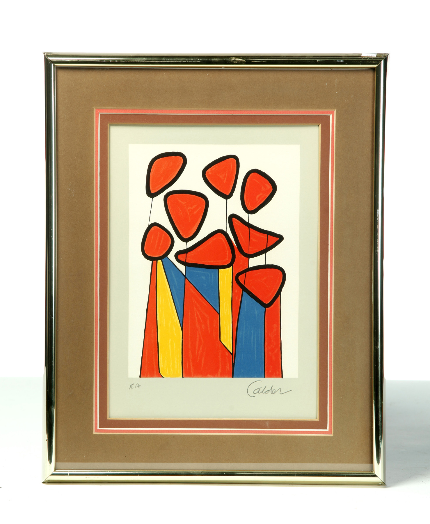 Appraisal: LITHOGRAPH BY ALEXANDER CALDER AMERICAN - Color lithograph on paper