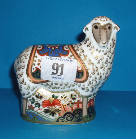 Appraisal: Royal Crown Derby Imari Ewe Boxed With Certificate