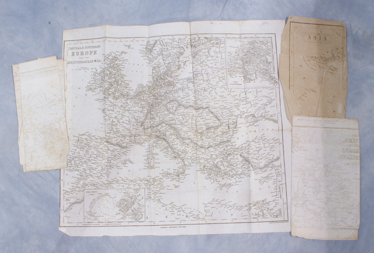 Appraisal: Album of Maps most mid th century extracted from Harpers