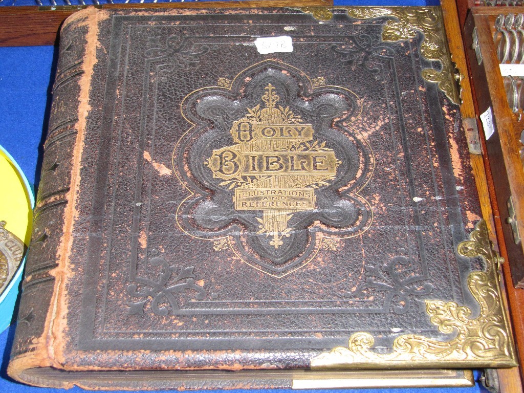 Appraisal: Brass bound family bible