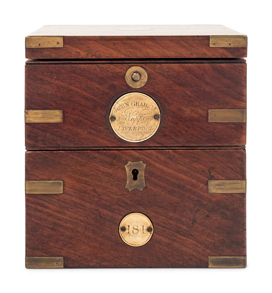 Appraisal: A Mahogany and Brass Cased Ship's Chronometer by John Graham