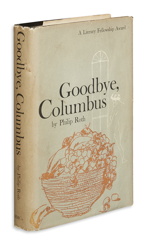 Appraisal: ROTH PHILIP Goodbye Columbus vo original black cloth scattered light