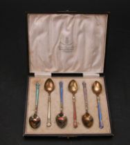 Appraisal: Birmingham Demitasse Spoon Set C - Exquisite set of sterling