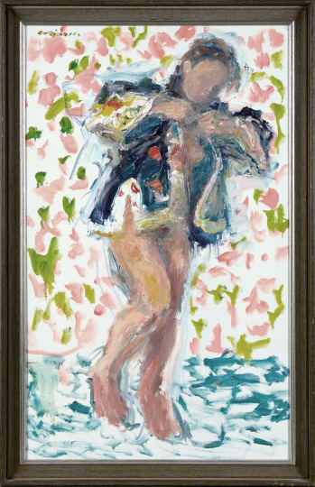 Appraisal: Charles Whitfield Richards American New Orleans - Partially Clad Nude